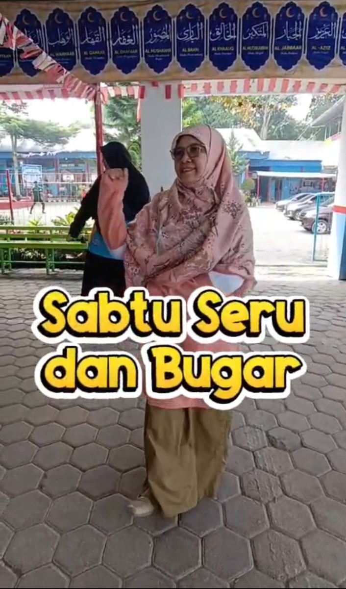 Sabtu Seru dan Bugar Senam Ustadzah KB TKIT Adzkia Bukittinggi